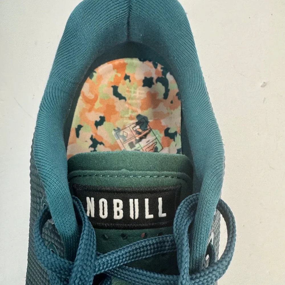 NOBULL‎ Teal SuperFabric Camo Sole Training Shoes Womens 9.5 CrossFit Trainers